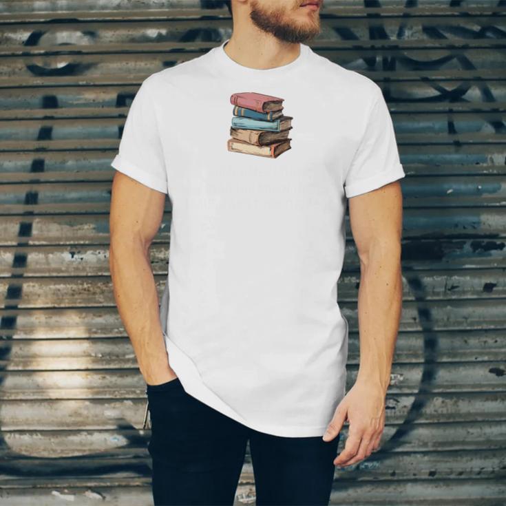 Retro Sometimes I Think I Read Too Much For Book Lover Unisex Jersey T-Shirt