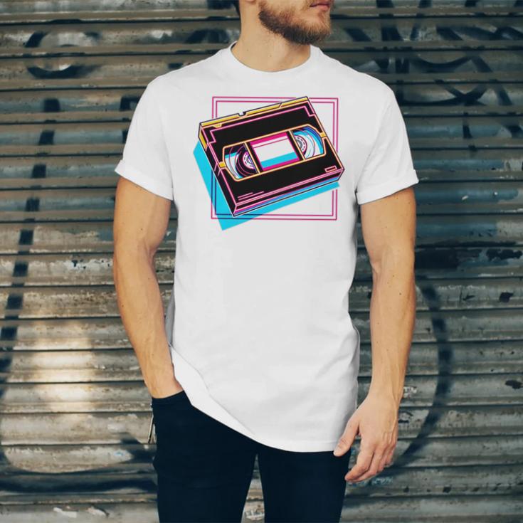 Retro VHS Vaporwave Video Cassette Nostalgia Geek Chic Premium Tri-Blend Unisex Jersey T-Shirt Retro VHS Vaporwave Video Cassette Nostalgia Geek Chic Premium Tri-Blend Unisex Jersey T-Shirt