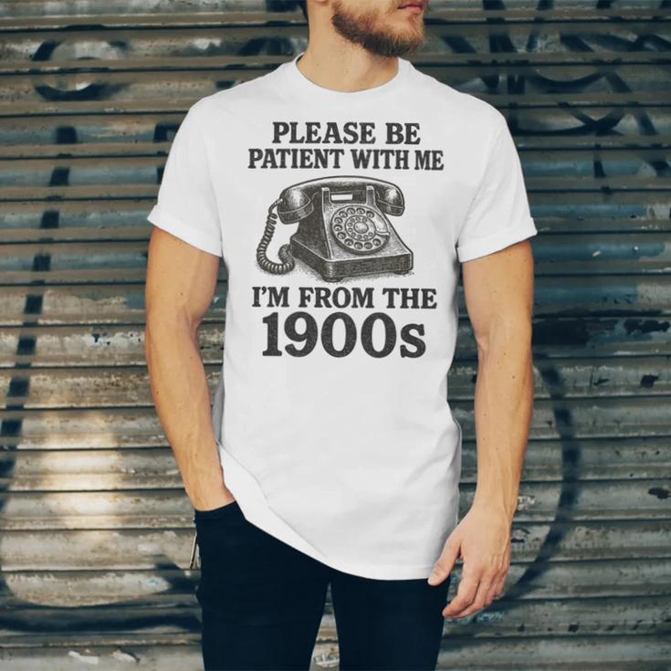 Sarcastic Please Be Patient I'm From The 1900s Premium Tri-Blend Unisex Jersey T-Shirt
