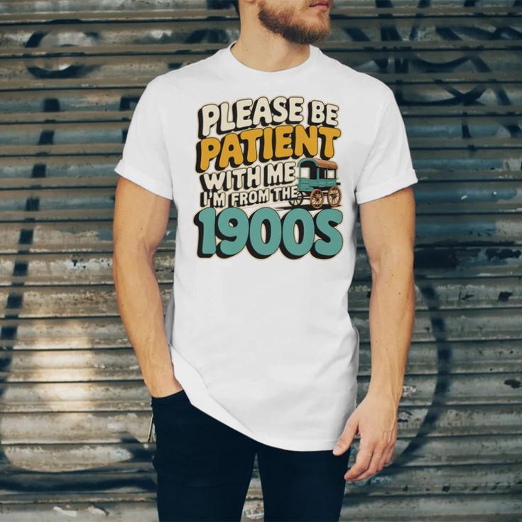 Saying Please Be Patient With Me I'm From The 1900s Premium Tri-Blend Unisex Jersey T-Shirt Saying Please Be Patient With Me I'm From The 1900s Premium Tri-Blend Unisex Jersey T-Shirt