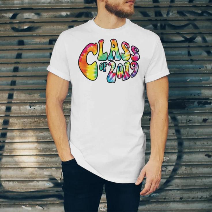 Senior Class Of 2019 Boho Tie Dye Graduation Unisex Jersey T-Shirt