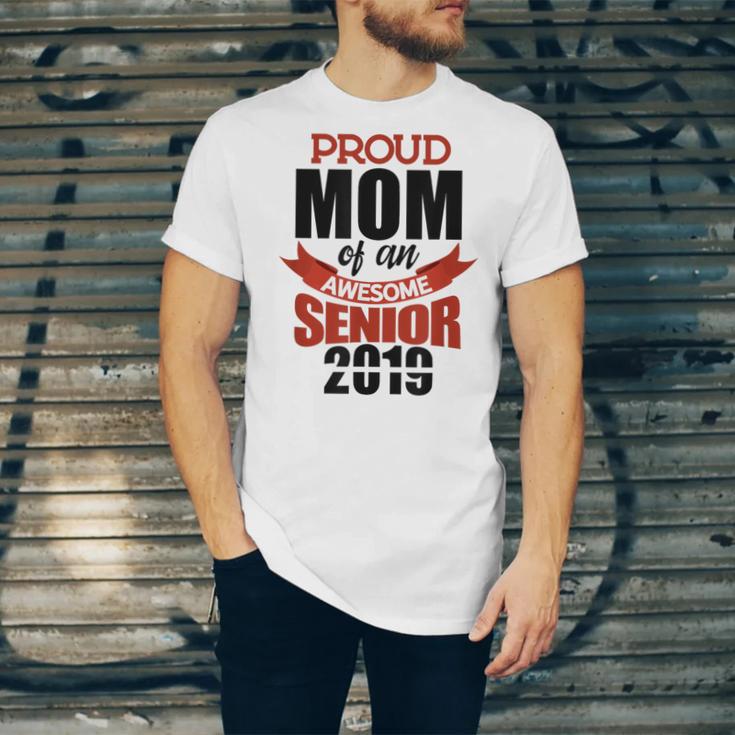 Senior Class Of 2019 Tshirt Graduation Awesome Mom Unisex Jersey T-Shirt