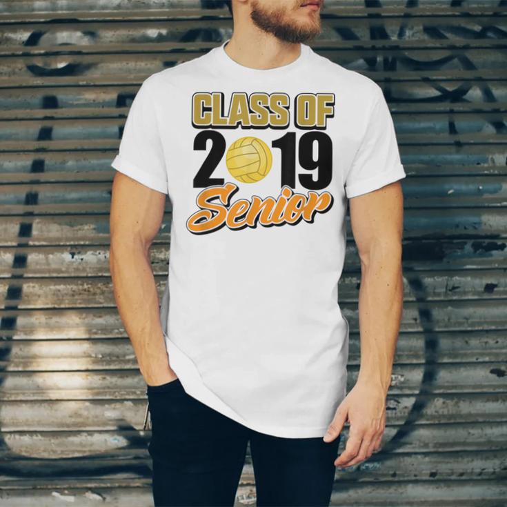 Senior Class Of 2019 Tshirt Graduation School Volleyball Unisex Jersey T-Shirt