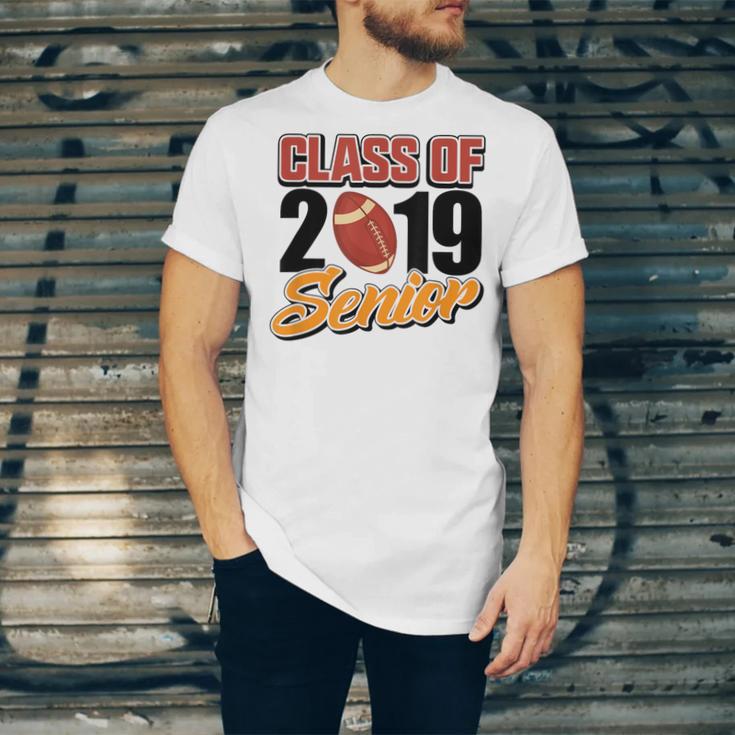 Senior Class Of 2019 Tshirt Graduation Students Football Unisex Jersey T-Shirt