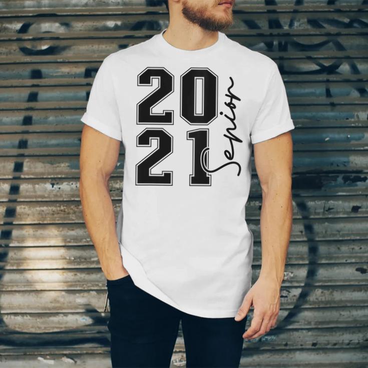 Senior Class Of 2021 Graduation High School College Unisex Jersey T-Shirt