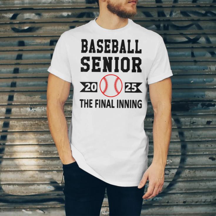 Senior Class Of 2025 Baseball Senior Night Graduation Party Unisex Jersey T-Shirt