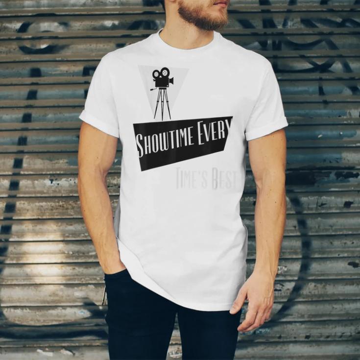 Showtime Every Moment Cinema Nostalgia Film Buff Humor Unisex Jersey T-Shirt