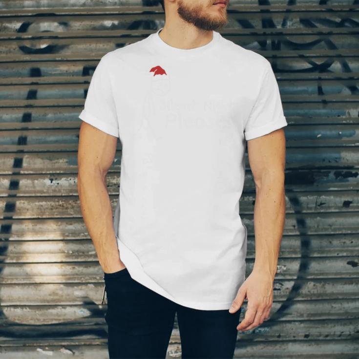 Silent Night Please Christmas Introvert Premium Tri-Blend Unisex Jersey T-Shirt