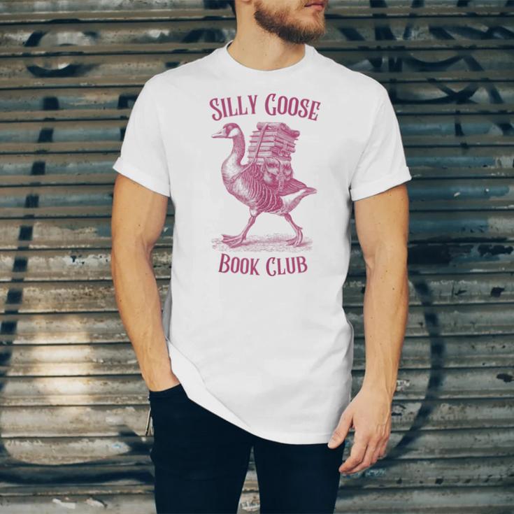 Silly Goose Book Club Unisex Jersey T-Shirt Silly Goose Book Club Unisex Jersey T-Shirt