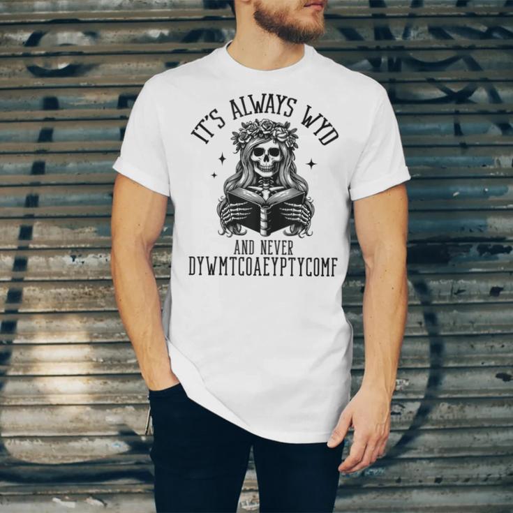 Smutty Spicy Book Its Always WYD And Never DYWMTCOAEYPTYCOMF Unisex Jersey T-Shirt Smutty Spicy Book Its Always WYD And Never DYWMTCOAEYPTYCOMF Unisex Jersey T-Shirt