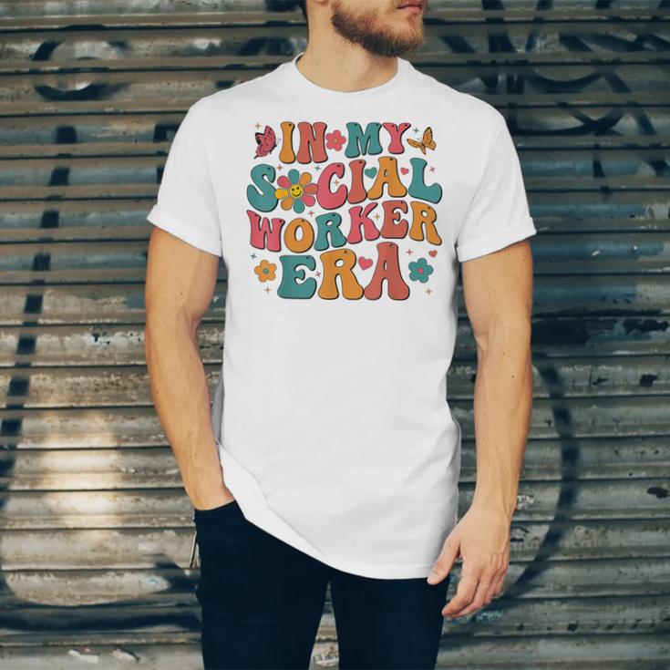 In My Social Worker Era Cute Social Worker Graduation MSW Unisex Jersey T-Shirt