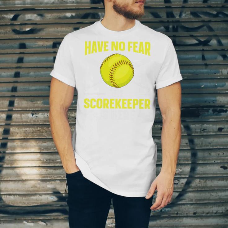 Softball Scorekeeper For a Score Book Keeper Premium Tri-Blend Unisex Jersey T-Shirt
