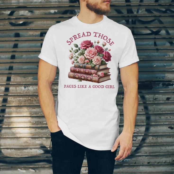 Spicy Books Spread Those Pages Like A Good Girl Dark Romance Unisex Jersey T-Shirt Spicy Books Spread Those Pages Like A Good Girl Dark Romance Unisex Jersey T-Shirt