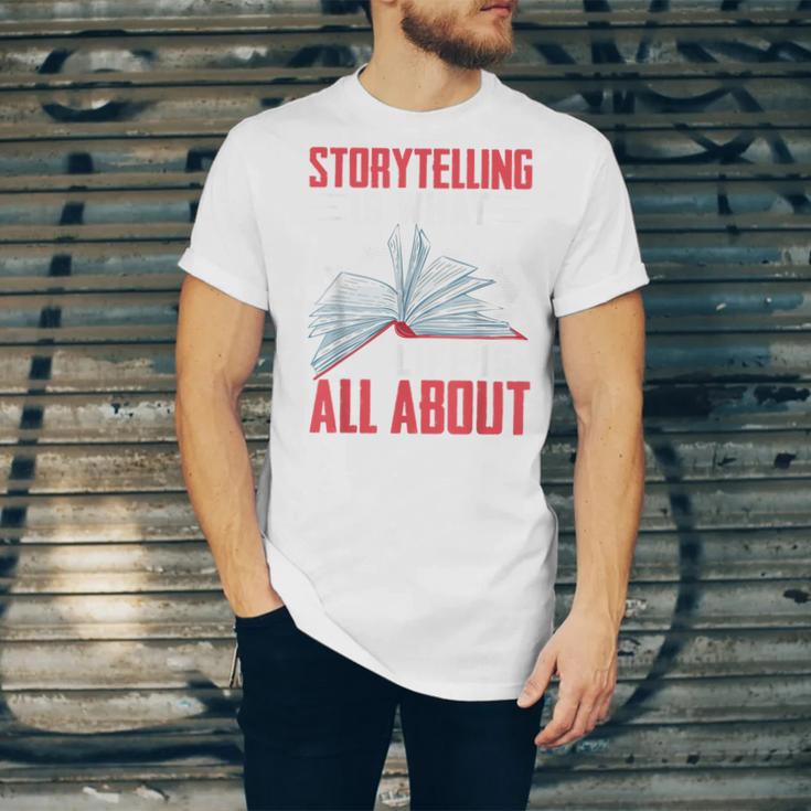 Storytelling Is What Life Is All About Book Unisex Jersey T-Shirt