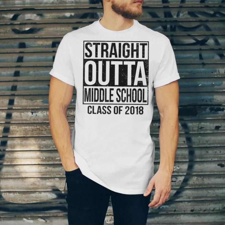 Straight Outta Middle School Graduation Unisex Jersey T-Shirt