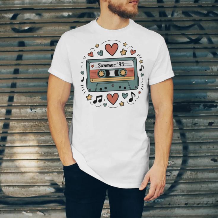 Summer ’95 Retro Cassette Tape Nostalgia Music Lover Premium Tri-Blend Unisex Jersey T-Shirt