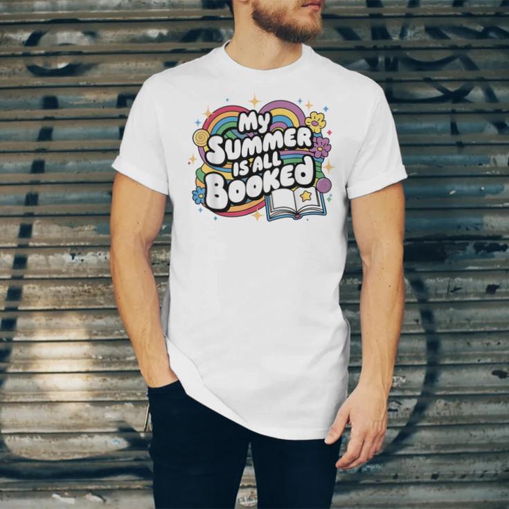 My Summer Is All Booked Book Reading Summer Reading For Men Women Unisex Jersey T-Shirt