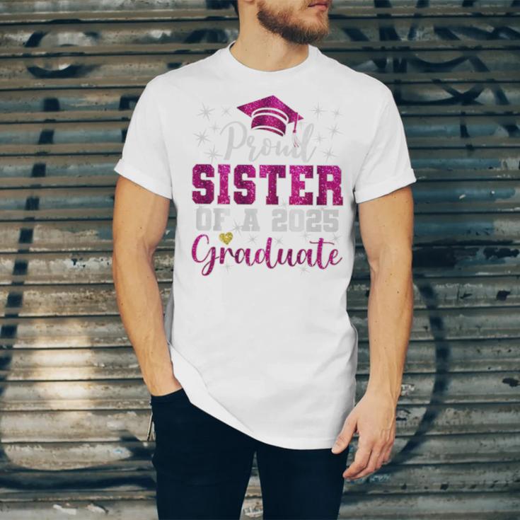 Super Proud Sister Of 2025 Graduate Senior Graduation Family Premium Tri-Blend Unisex Jersey T-Shirt