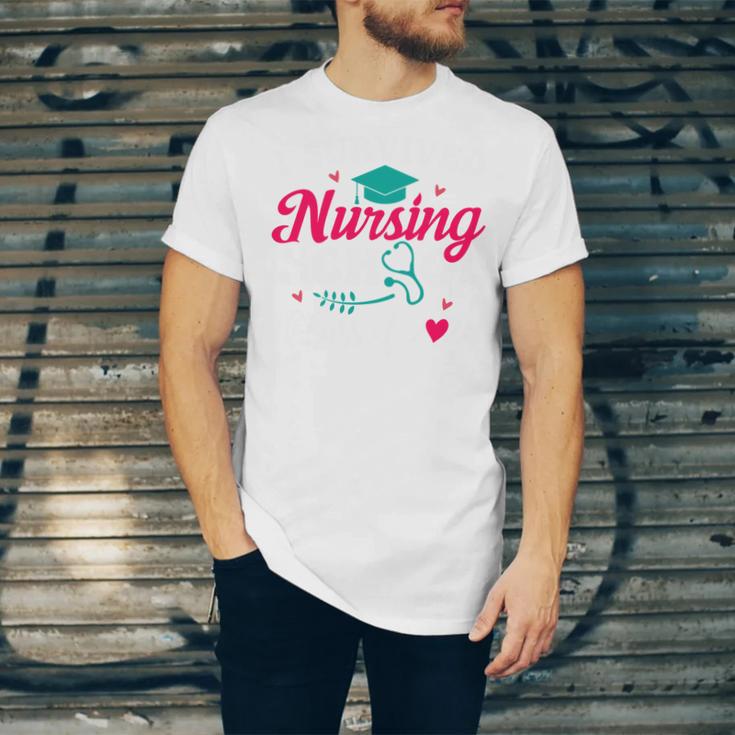I Survived Nursing School Class Of 2026 Nurse Graduation Unisex Jersey T-Shirt