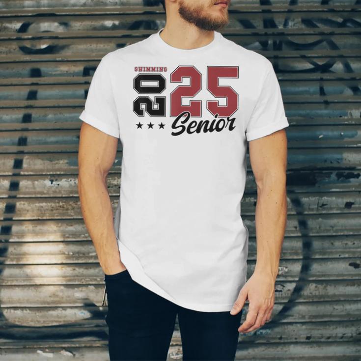 Swimming Senior Night Swimming Senior 2025 Graduation 59 Unisex Jersey T-Shirt