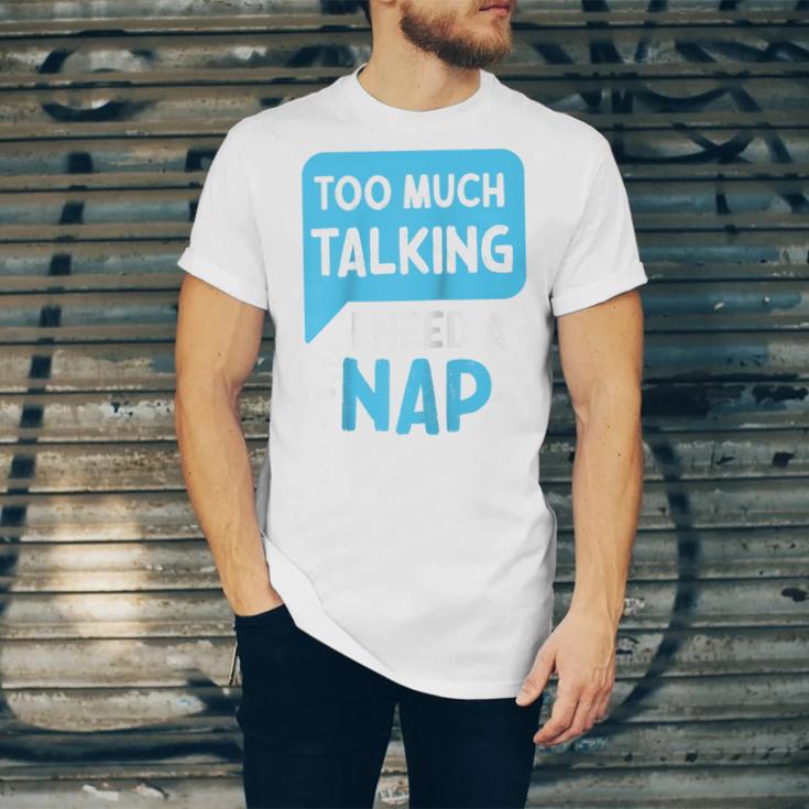 Too Much Talking I Need A Nap For Introverts Raglan Baseball Tee Unisex Jersey T-Shirt Too Much Talking I Need A Nap For Introverts Raglan Baseball Tee Unisex Jersey T-Shirt