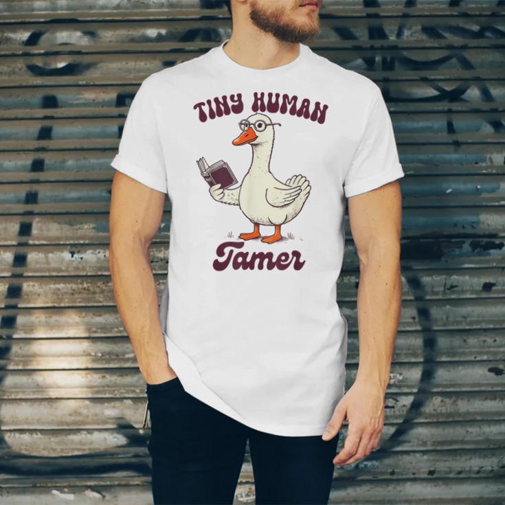 Teacher Silly Goose Reading Book Teaching Tiny Human Tamer Unisex Jersey T-Shirt Teacher Silly Goose Reading Book Teaching Tiny Human Tamer Unisex Jersey T-Shirt