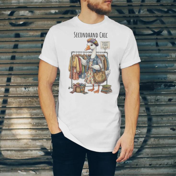 Thrifting Goose Vintage Fashion Book Lover Unisex Jersey T-Shirt