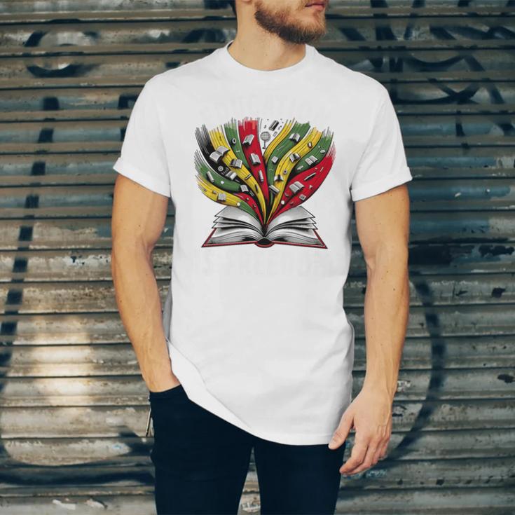 History Education Is Freedom Books Black History Premium Tri-Blend Unisex Jersey T-Shirt History Education Is Freedom Books Black History Premium Tri-Blend Unisex Jersey T-Shirt