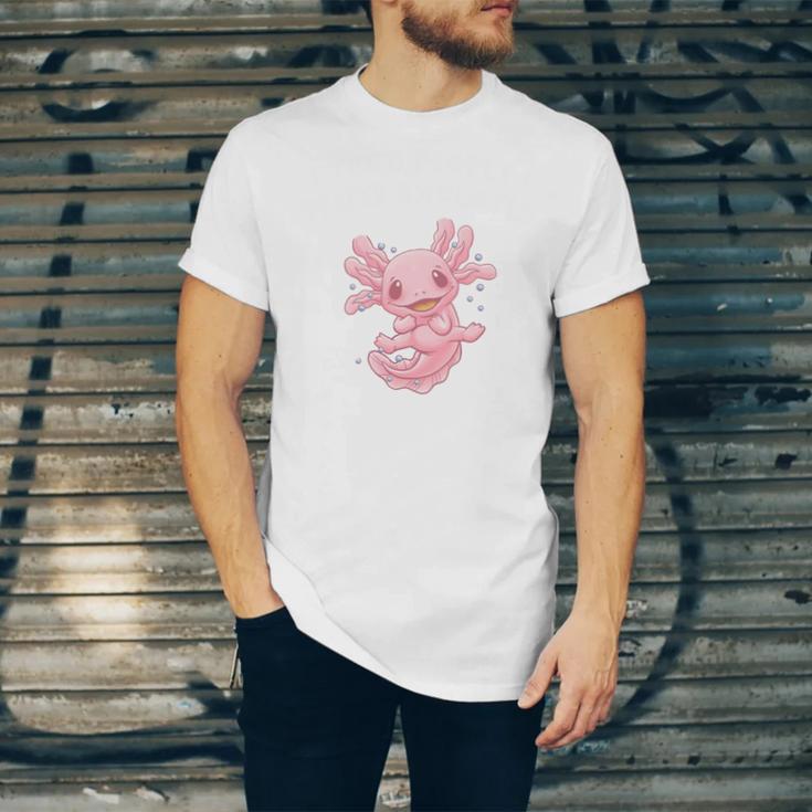 I Tried People I Prefer Axolotl Salamander Introvert Unisex Jersey T-Shirt