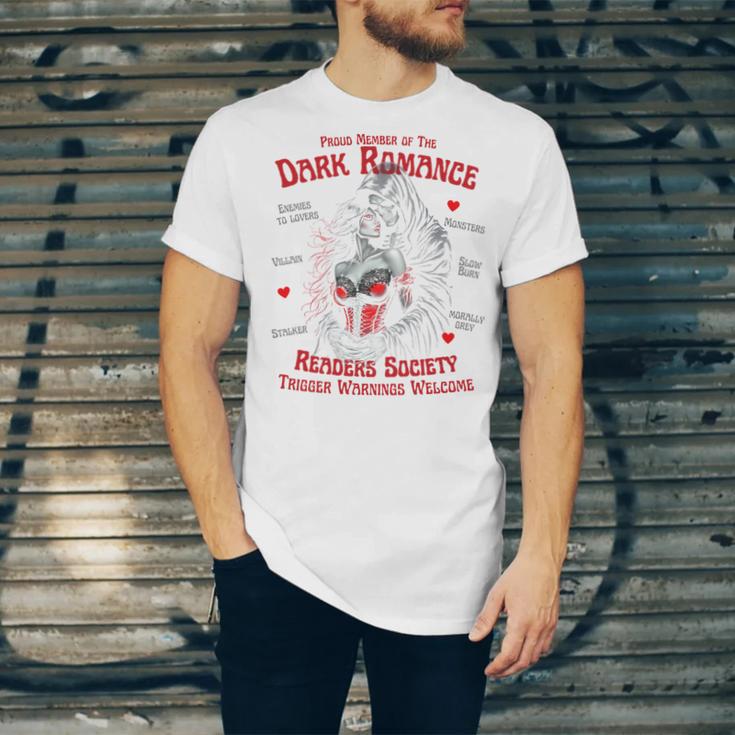 Trigger Warning Book Lover Dark Romance Smut Reader Unisex Jersey T-Shirt