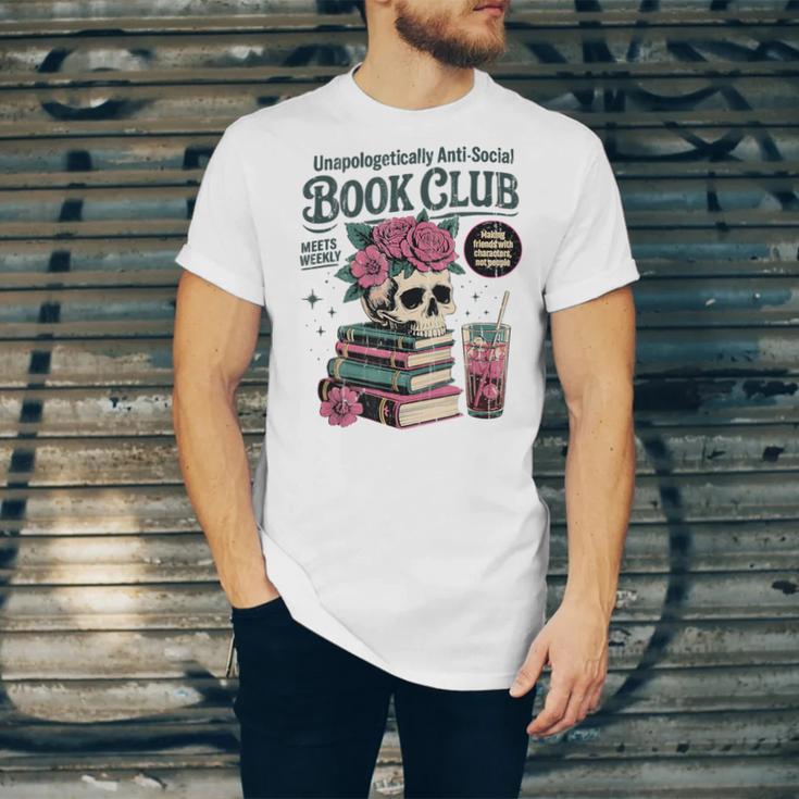 Unapologetically Anti Social Book Club Unisex Jersey T-Shirt Unapologetically Anti Social Book Club Unisex Jersey T-Shirt