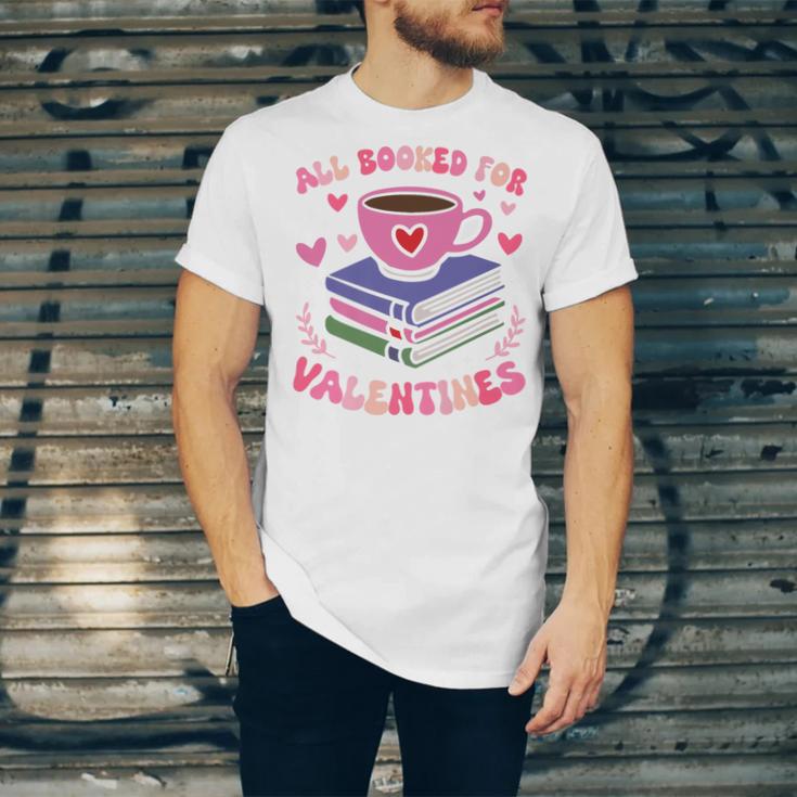 Valentines All Booked For Valentines Book Lovers Teacher Kid Premium Unisex Jersey T-Shirt