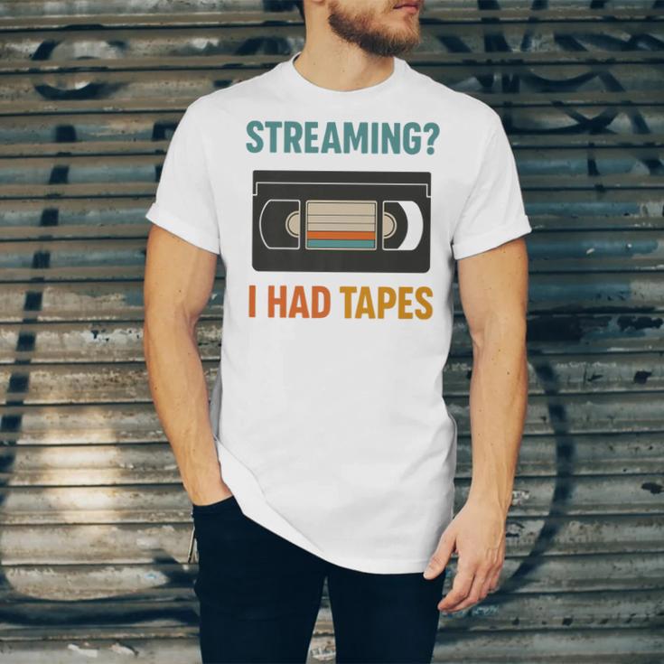 VHS Cassette Tape Retro 80s 90s Nostalgia Premium Unisex Jersey T-Shirt