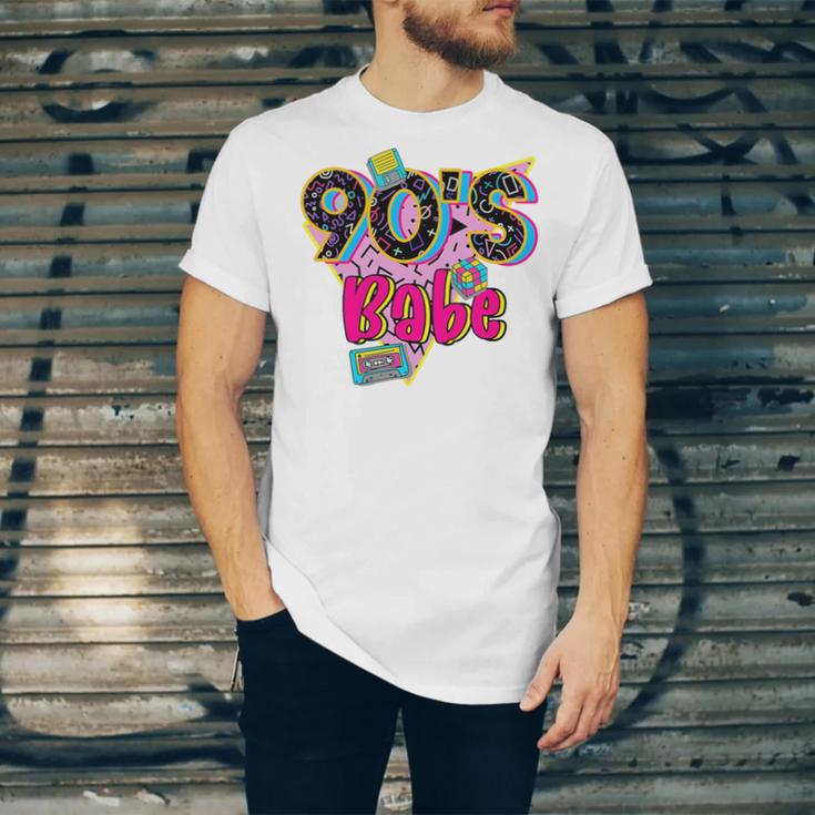 Vintage 90's Babe Party Back To 90s Cassette Nostalgia Premium Tri-Blend Unisex Jersey T-Shirt