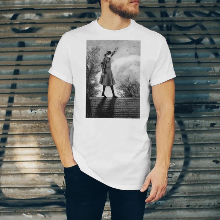 Vintage Anne Of Green Gables -Roof Scene From Book Premium Tri-Blend T-Shirt Unisex Jersey T-Shirt Vintage Anne Of Green Gables -Roof Scene From Book Premium Tri-Blend T-Shirt Unisex Jersey T-Shirt