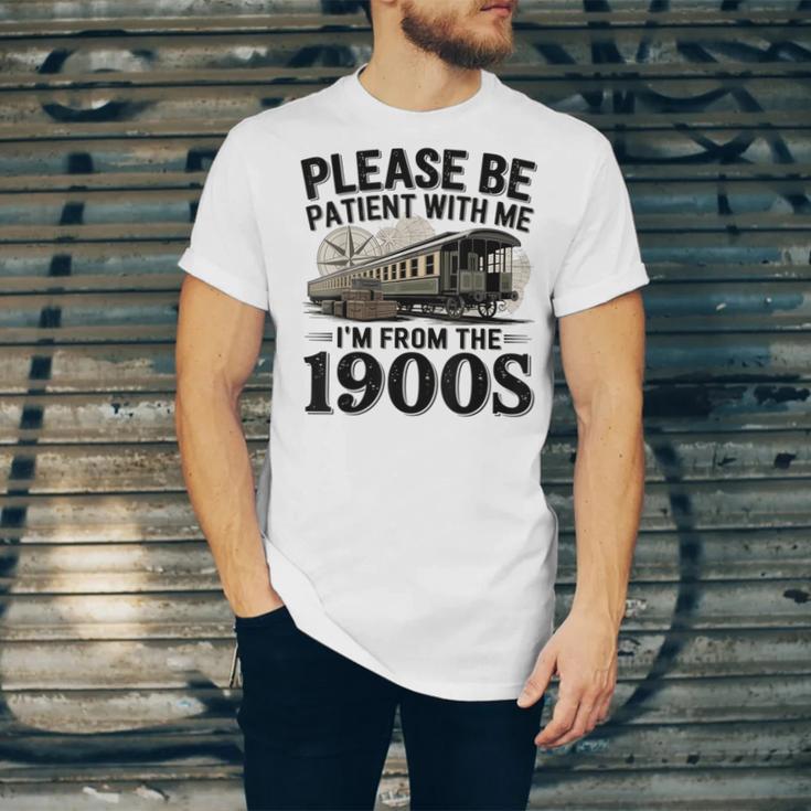 Vintage Be Patient With Me I'm From The 1900s Steam Train Unisex Jersey T-Shirt