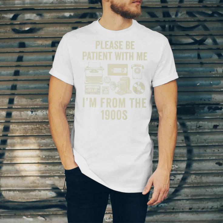 Vintage Please Be Patient With Me I'm From The 1900s Premium Unisex Jersey T-Shirt