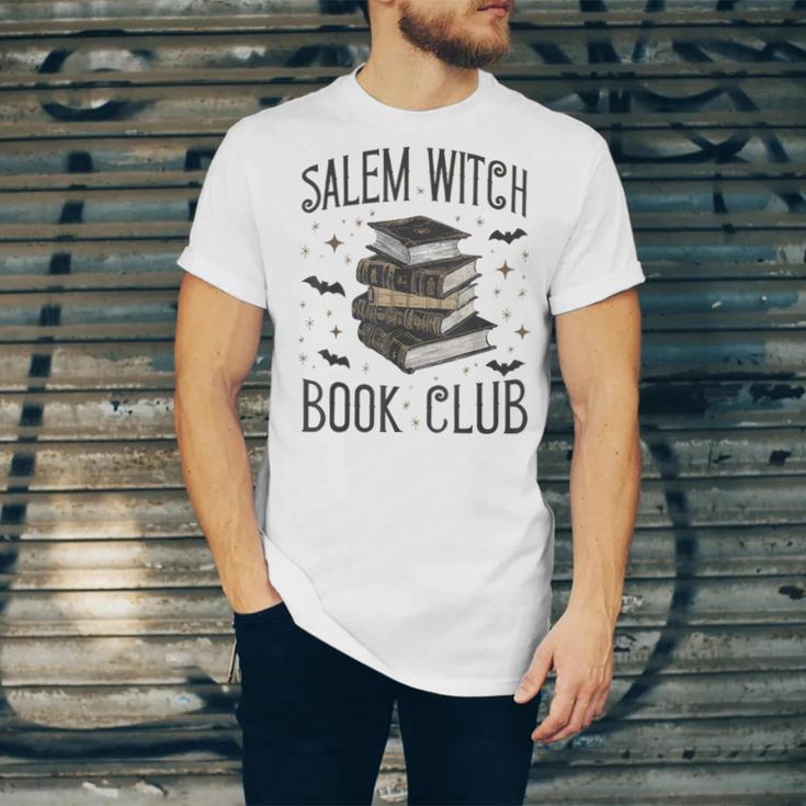 Vintage Salem Book Club Cat Bookish Spooky Halloween Unisex Jersey T-Shirt Vintage Salem Book Club Cat Bookish Spooky Halloween Unisex Jersey T-Shirt