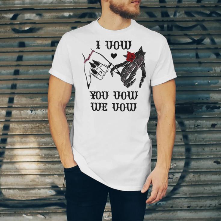 I Vow You Vow We Vow Merch Dark Romance Smutty Book Smutt Unisex Jersey T-Shirt