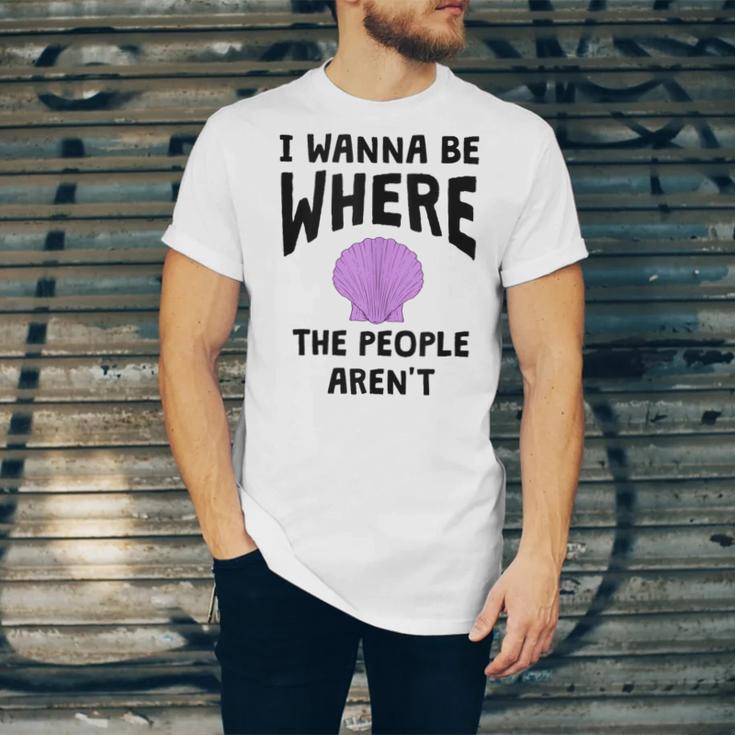 I Wanna Be Where The People Aren't Introvert Unisex Jersey T-Shirt