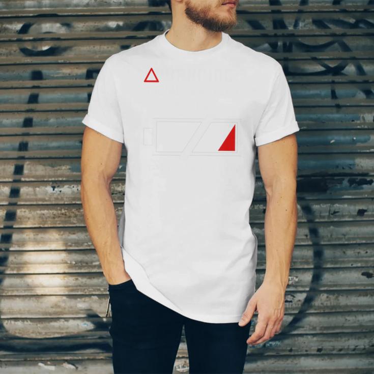 Warning Social Battery Is Low Introvert Shirt Unisex Jersey T-Shirt Warning Social Battery Is Low Introvert Shirt Unisex Jersey T-Shirt
