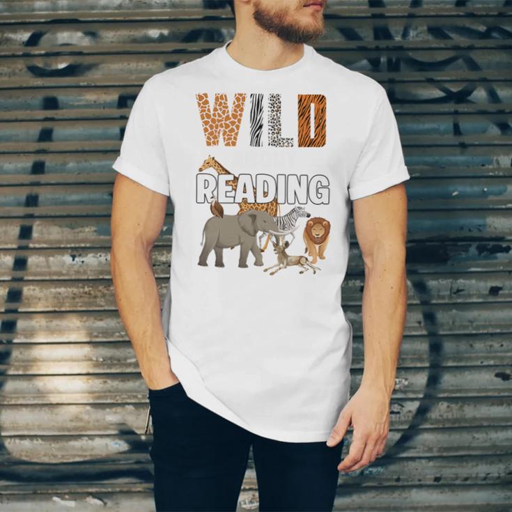 Wild About Reading Book Reader Book Nerd Book Reading Lover Premium Tri-Blend Unisex Jersey T-Shirt