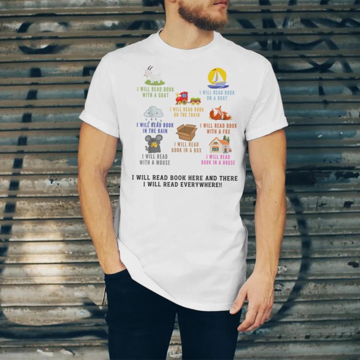 I Will Read Books On A Boat And Everywhere Reading Teachers Unisex Jersey T-Shirt I Will Read Books On A Boat And Everywhere Reading Teachers Unisex Jersey T-Shirt