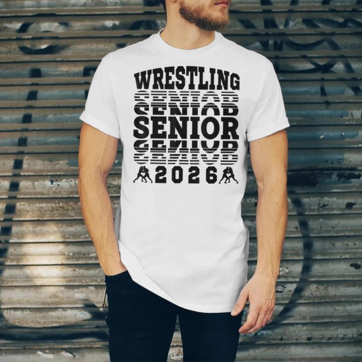 Wrestling Senior 2026 Graduation Unisex Jersey T-Shirt