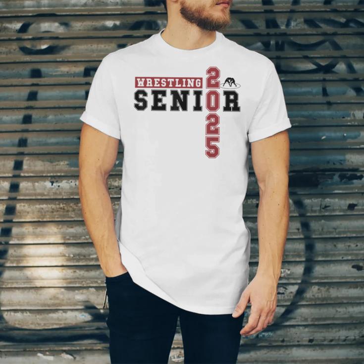 Wrestling Senior Night Wrestling Senior 2025 Graduation 70 Unisex Jersey T-Shirt