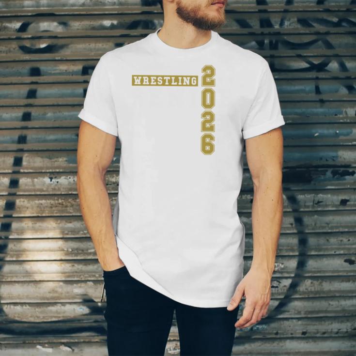 Wrestling Senior Night Wrestling Senior 2026 Graduation 43 Unisex Jersey T-Shirt