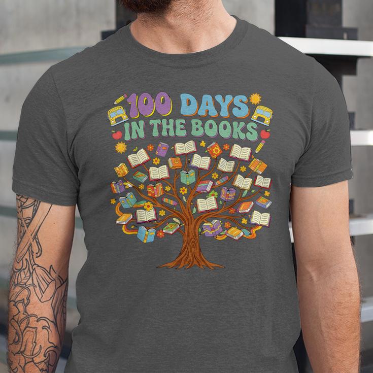 100 Days Of School 100 Days In The Books English Teacher Unisex Jersey T-Shirt 100 Days Of School 100 Days In The Books English Teacher Unisex Jersey T-Shirt