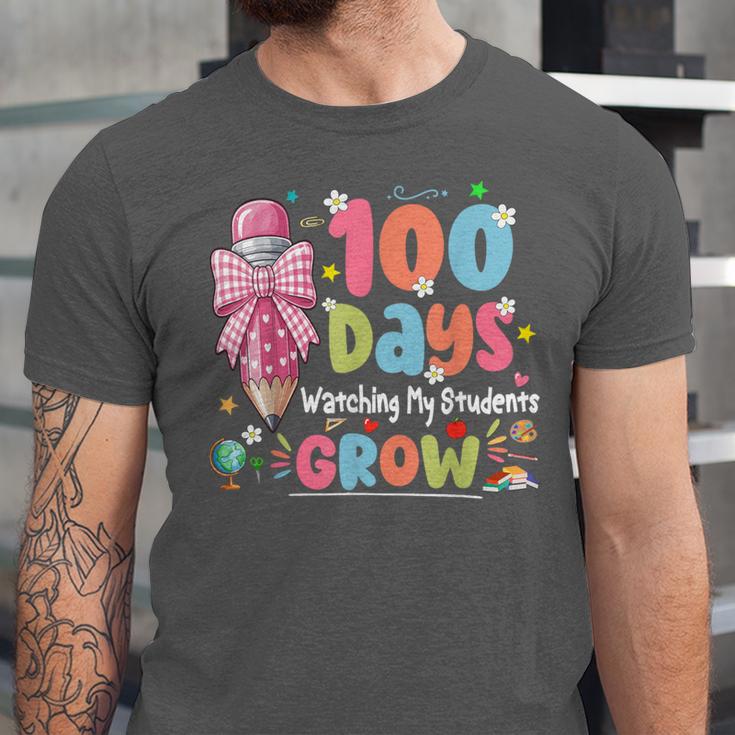 100th Day Of School Teacher Women Floral Books Unisex Jersey T-Shirt 100th Day Of School Teacher Women Floral Books Unisex Jersey T-Shirt