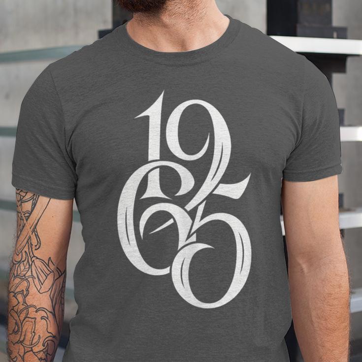 1965 Vintage Retro Birthday Year Nostalgia Unisex Jersey T-Shirt