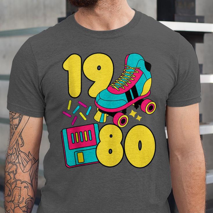 1980 Retro Raised In The 80s Old School Nostalgia Vibes Unisex Jersey T-Shirt
